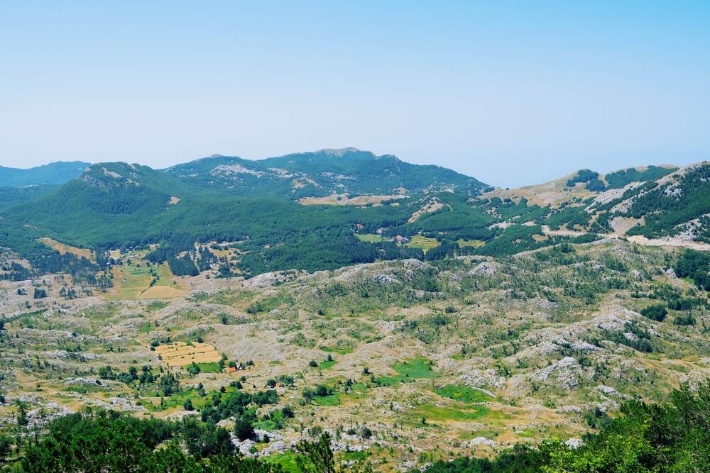 lovcen national park landscape