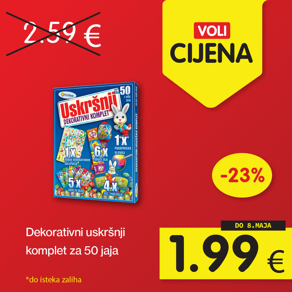 <p>Vašu svakodnevnu trgovinu olakšavamo jednostavnim izborom najpovoljnijih proizvoda.</p>