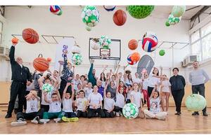 The Olympic network reached another Montenegrin elementary school