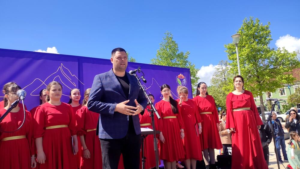 Marko Kovačević na Vaskršnjem bazaru