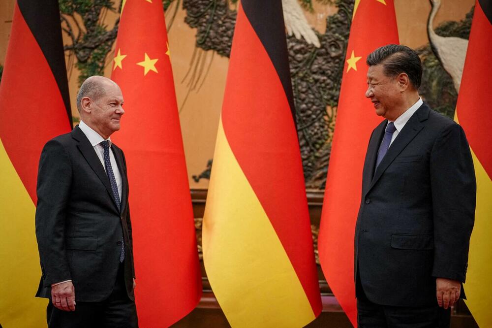 Scholz and Jinping, Photo: Reuters