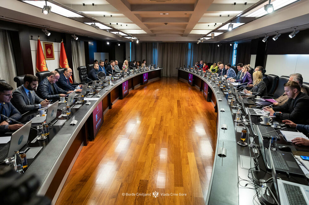 Sa jedne od sjednica Vlade, Foto: Đorđe Cmiljanić/Vlada Crne Gore