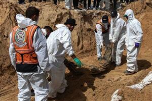Mass graves in the grounds of Nasser Hospital: What were the Israelis doing in...
