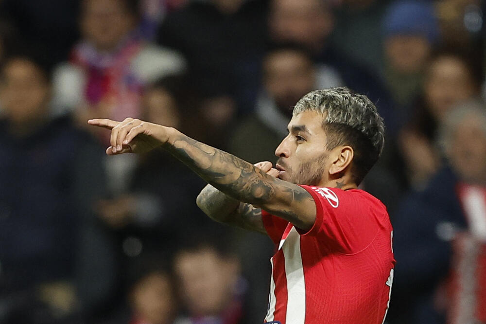 Angel Correa scored the second goal for Atletico, Photo: Reuters