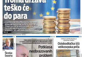 Naslovna strana "Vijesti" za 29. april 2024.