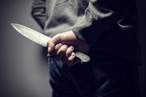 Podgorica: Arrested on suspicion of lightly injuring a woman with a knife