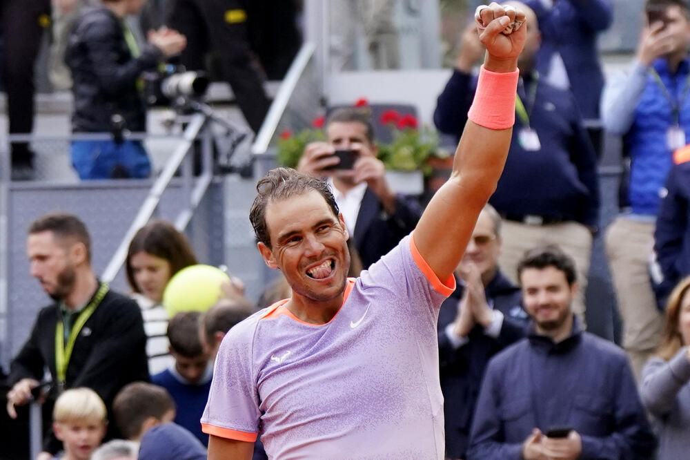 Nadal slavi pobjedu nad Kaćinom, Foto: Reuters
