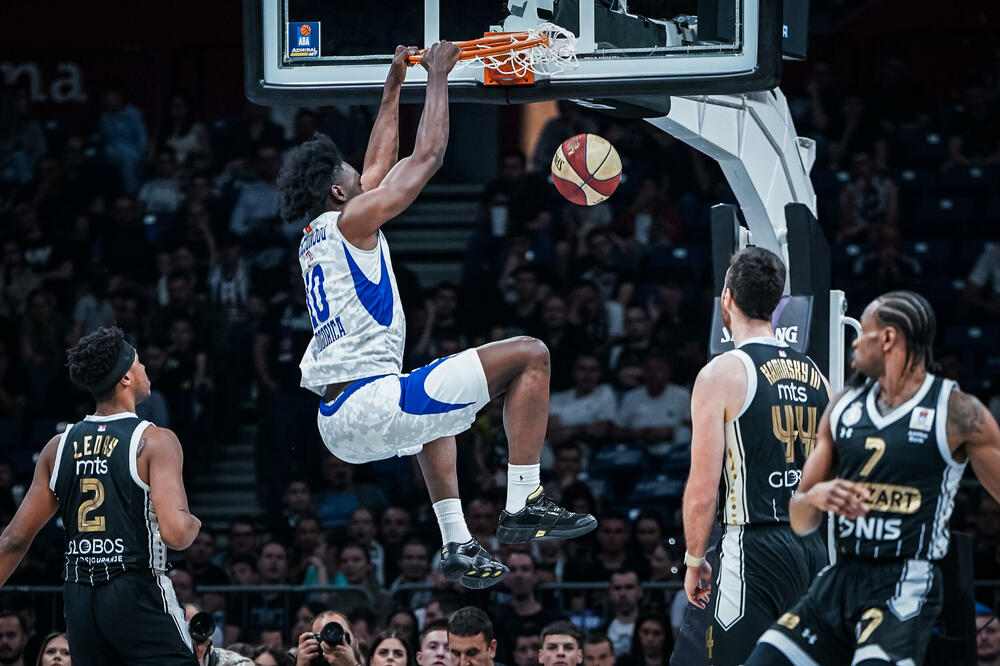 Joan Makundu na meču sa Partizanom, Foto: ABA/Dragana Stjepanović