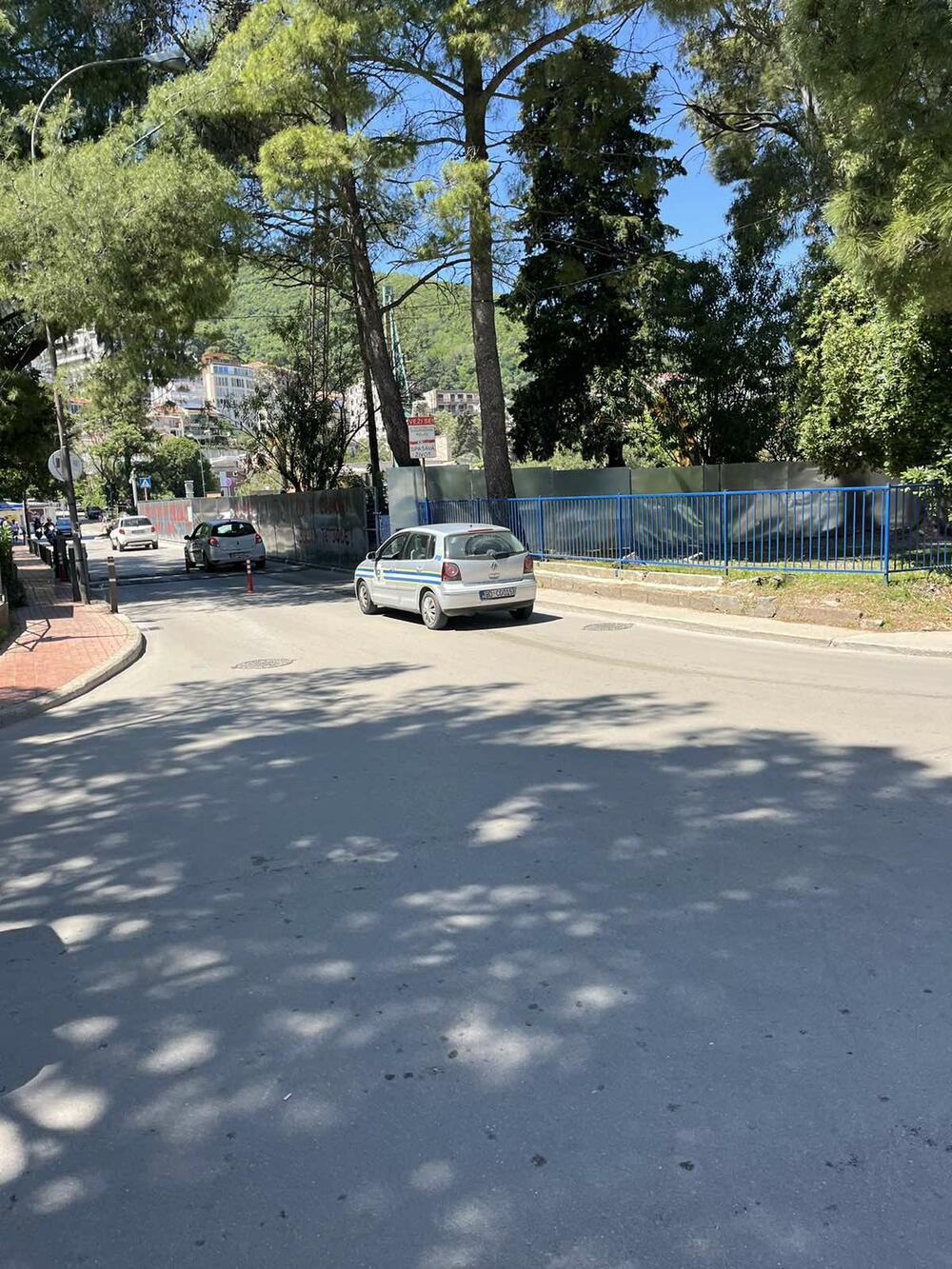 ograda u dvorištu vrtića Ljubica V. Jovanović - Maše