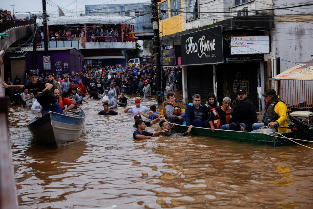 <p>Poplave već nekoliko dana žestoko pogađaju djelove Brazila</p>