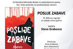 Promotion of the novel "After the Party" by Steve Grabovac