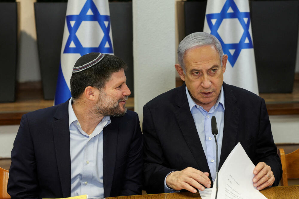Netanjahu sa ministrom finansija Bezalelom Smotrihom