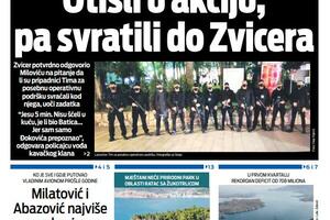 The front page of "Vijesti" for May 9, 2024.