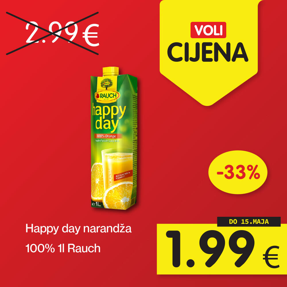 <p>Četvrtak je omiljeni dan naših vjernih kupaca jer ih tog dana očekuje novi krug Voli cijena.</p>