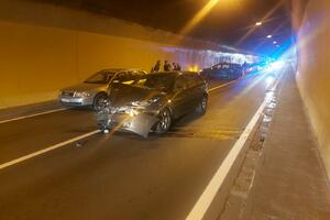 Accident in the Vrmac tunnel, no injuries