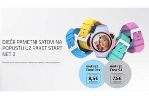Dječji pametni satovi na popustu uz paket START NET 2