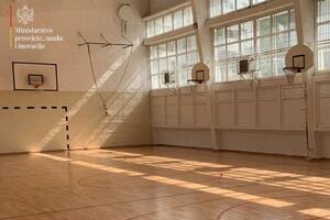 MPNI: Renovated gym in the Plužine Education Center