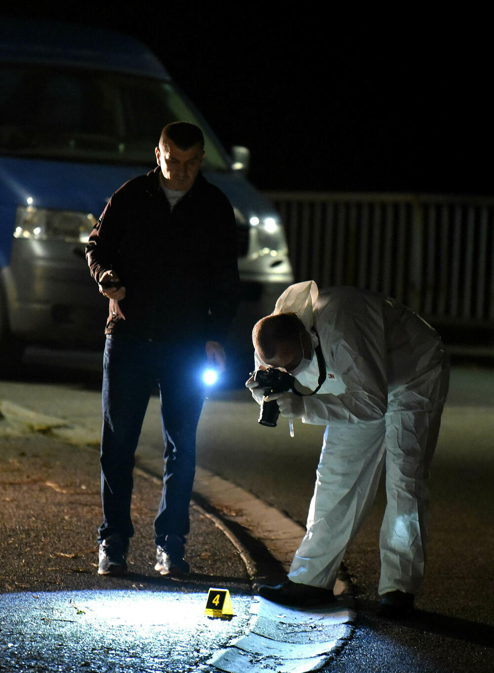 Uviđaj nakon pucnjave na Marezi