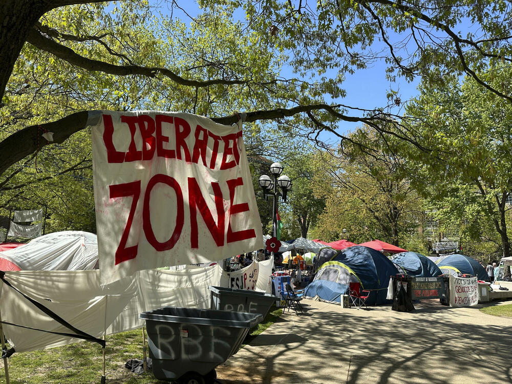Desetine šatora u okviru propalestinskih protesta na univerzitetu u Mičigenu