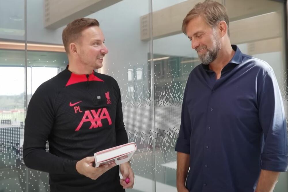 Lijnders i Klop, Foto: Printscreen YouTube/Liverpool FC