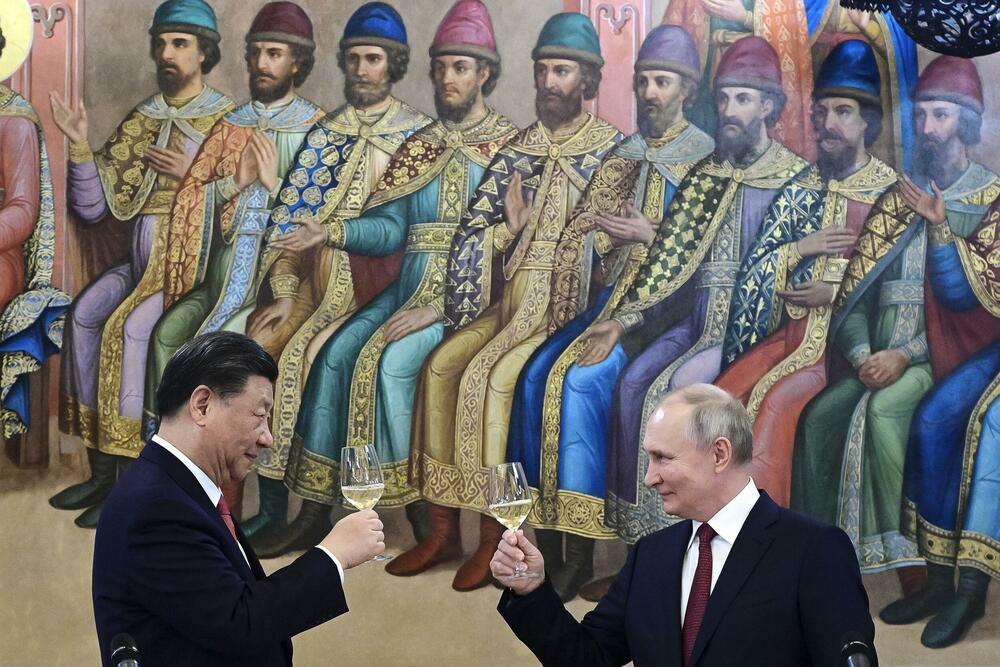 Lideri Kine i Rusije u Kremlju u martu 2023.