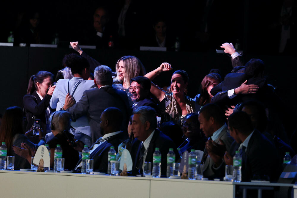 Slavlje brazilske delegacije u Bangkoku, Foto: FIFA