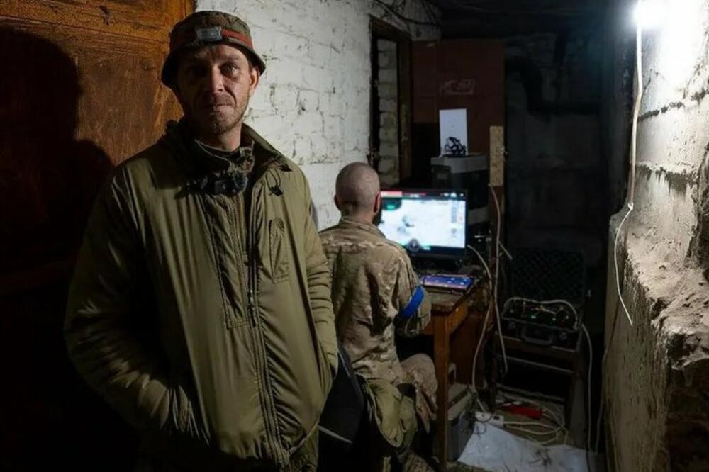 Andrij, komandant jedinice sa dronovima, kaže za BBC da je situacija u Harkovu „napeta i teško predvidiva", Foto: BBC