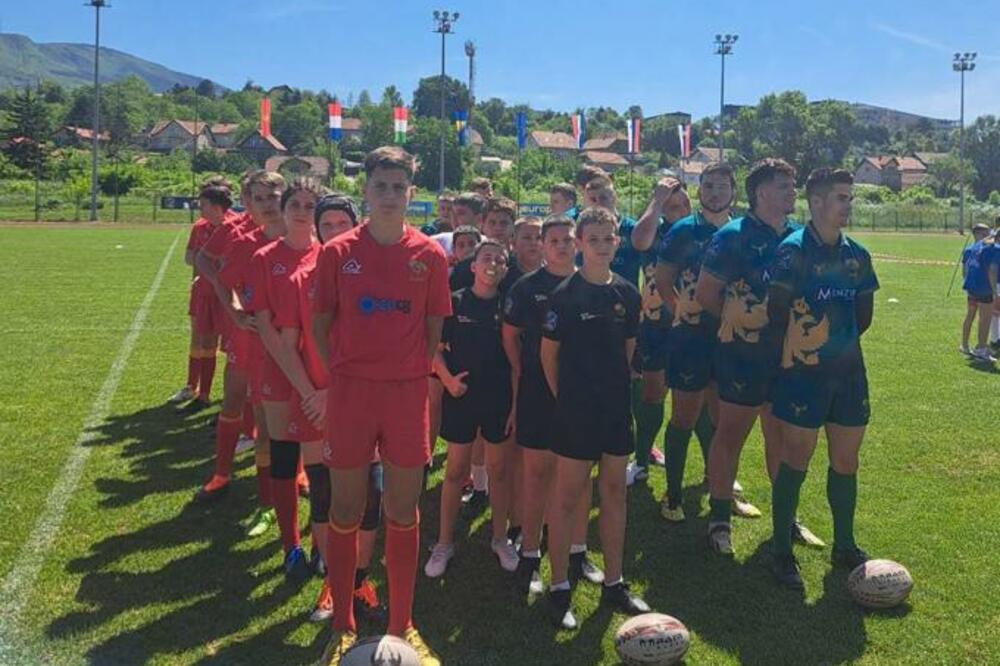 Igrači tri crnogorske selekcije u Zenici: Ragbi savez, Foto: Ragbi savez Crne Gore