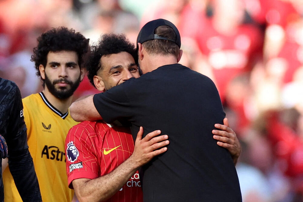 Klop i Salah tokom posljednjem meča njemačkog stručnjaka na klupi Liverpula, Foto: Reuters