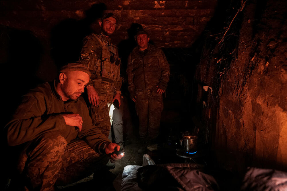 Ukrajinski vojnici u blizini Vovčanska, Foto: Reuters