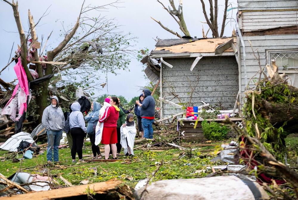 Grinfild, SAD, Ajova, nevrijeme