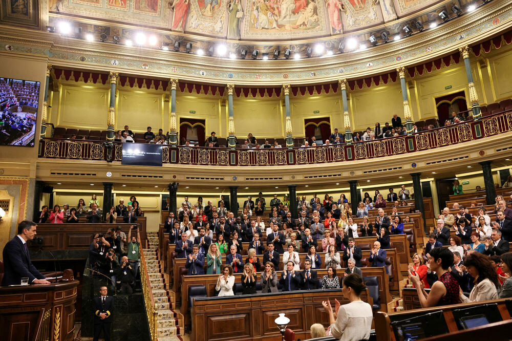 Španski poslanici su aplauzom pozdravili odluku o priznanju palestinske državnosti, Foto: Rojters