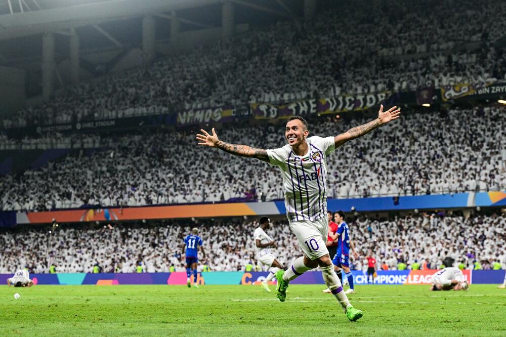 Desetka Al Aina Kaku slavi jedan od golova u finalu, Foto: Al Ain FC/X