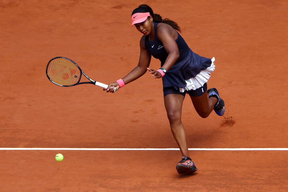 Naomi Osaka na Rolan Garosu, Foto: Reuters
