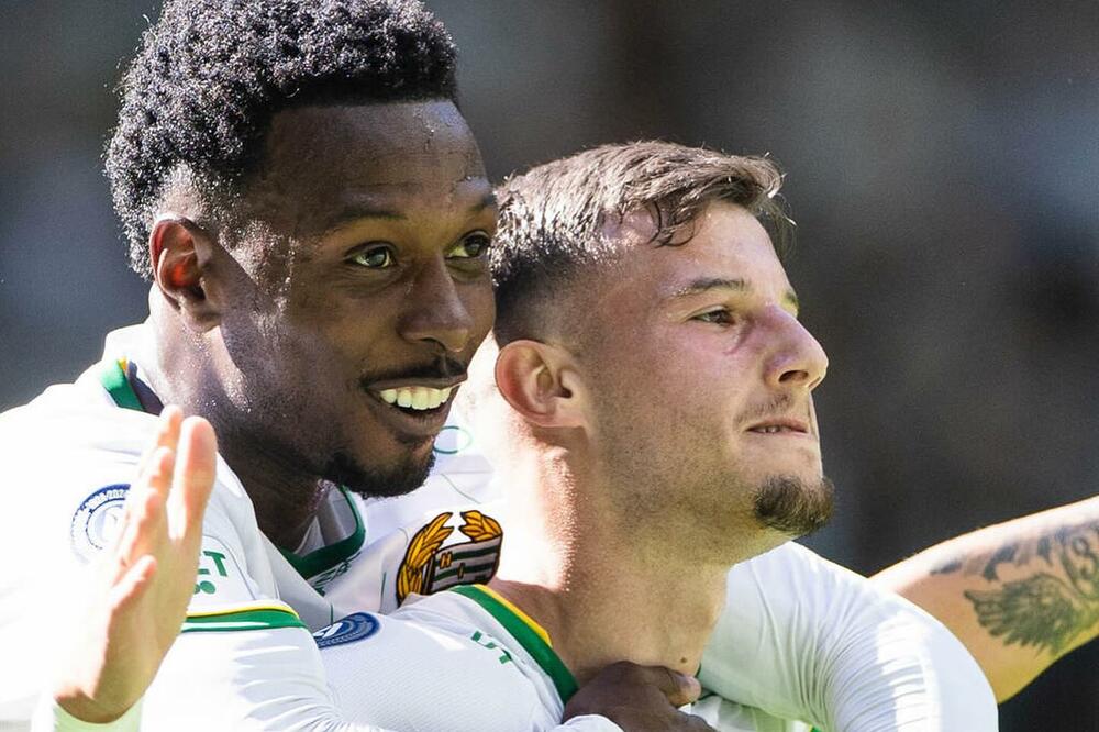 Đukanović slavi gol protiv Siriusa, Foto: Allsvenskan/Facebook