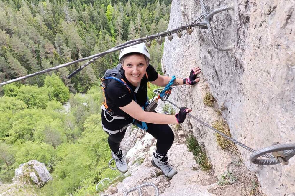 Reporterka “Vijesti” na ferati, Foto: Privatna arhiva