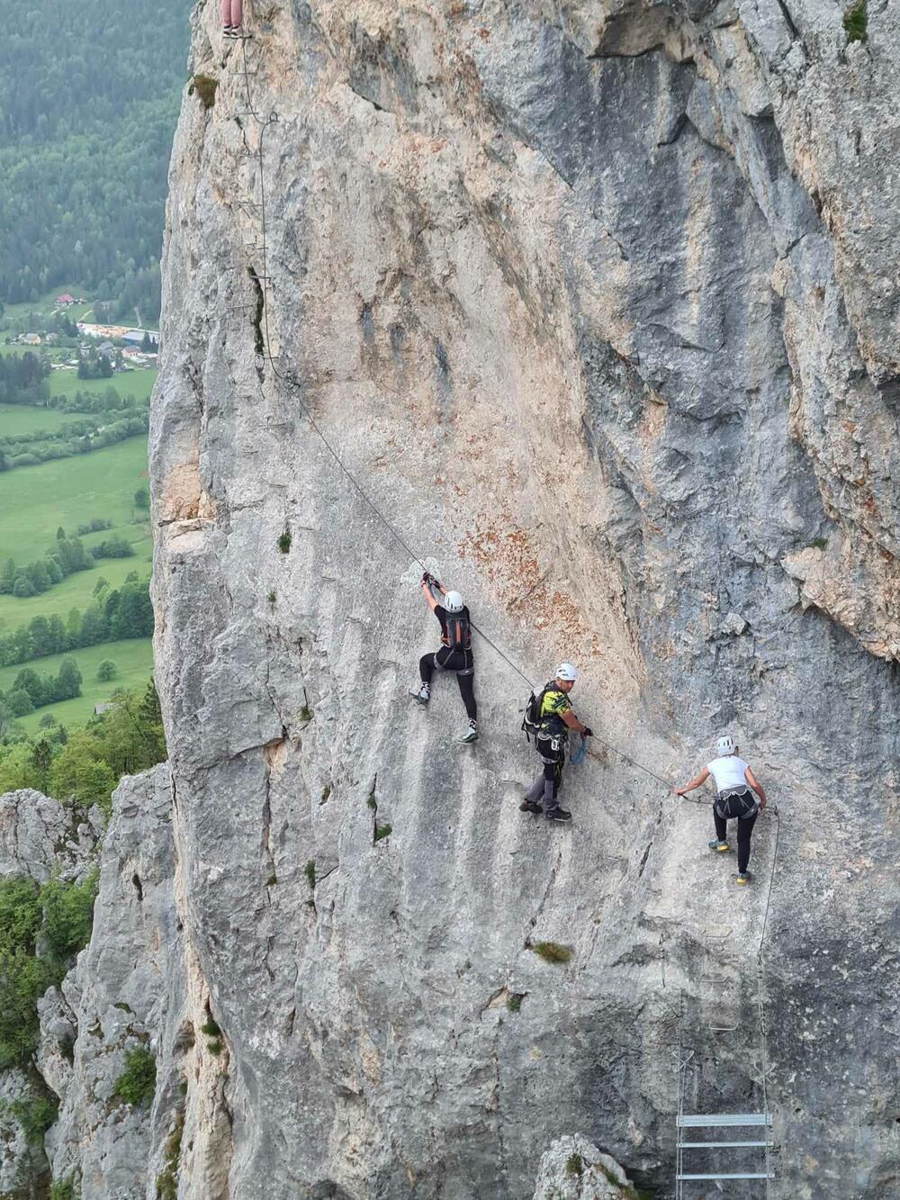 Posljednji uspon pred završetak ferate