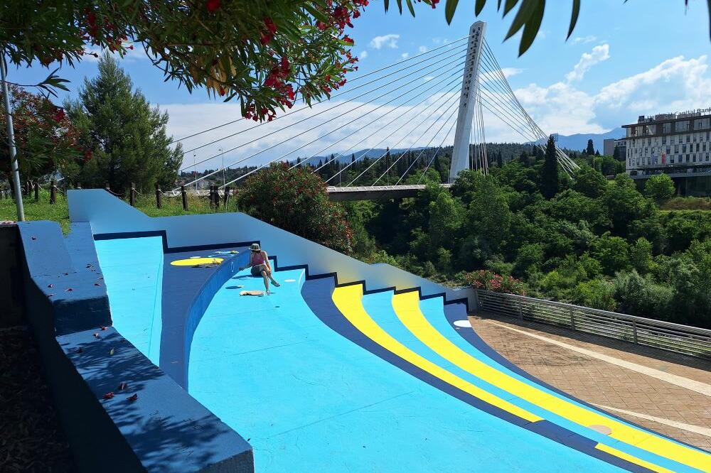 Novi mural kod Moskovskog mosta, Foto: Glavni grad Podgorica