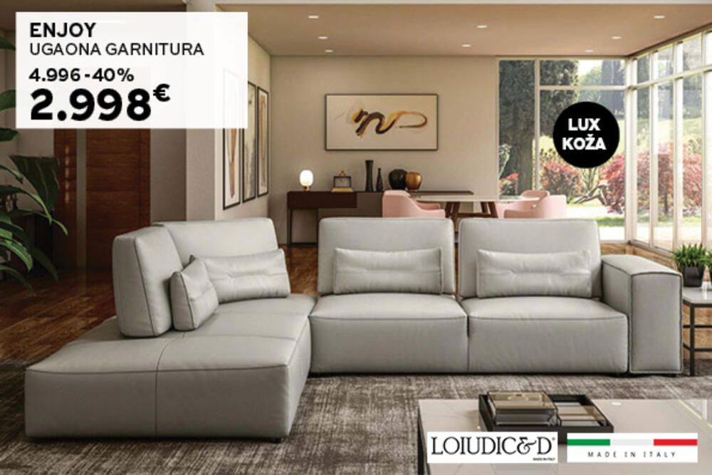 <p>Pozivamo vas da nas posjetite u našim salonima u Donjoj Gorici i Radanovićima, obećavamo da ćete se prijatno iznenaditi!!!<a href="https://www.eurocasa.me/files/katalozi/pdf/1717681148-Katalog%20EURO%20CASA%202024.pdf"> </a></p>