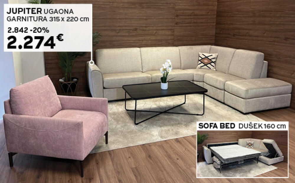 <p>Pozivamo vas da nas posjetite u našim salonima u Donjoj Gorici i Radanovićima, obećavamo da ćete se prijatno iznenaditi!!!<a href="https://www.eurocasa.me/files/katalozi/pdf/1717681148-Katalog%20EURO%20CASA%202024.pdf"> </a></p>