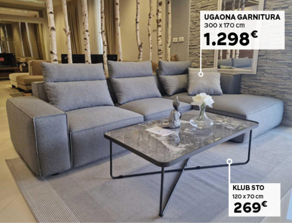 <p>Pozivamo vas da nas posjetite u našim salonima u Donjoj Gorici i Radanovićima, obećavamo da ćete se prijatno iznenaditi!!!<a href="https://www.eurocasa.me/files/katalozi/pdf/1717681148-Katalog%20EURO%20CASA%202024.pdf"> </a></p>