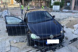 Budva: I to se dešava, slupao auto na nezavršenom bulevaru