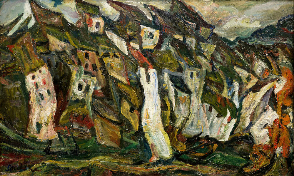C. Soutine: 'Kuće'