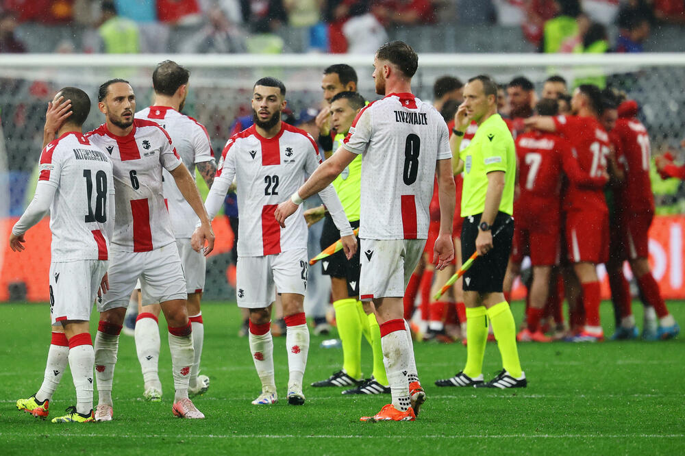 Fudbaleri Gruzije na utakmici sa Turskom, Foto: Wolfgang Rattay