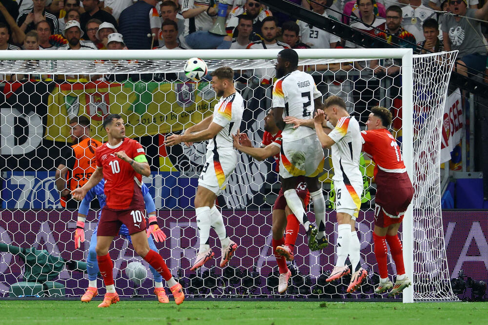 Gol u 92. kojim je Filkrug donio Njemačkoj prvo mjesto u grupi, Foto: Kai Pfaffenbach/Reuters