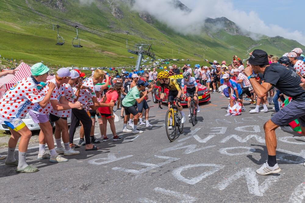 Duel velikih šampiona Vingegorda i Pogačara prošle godine na legendarnom Turmaleu, Foto: Shutterstock