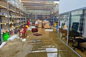 Nevrijeme oštetilo krov hale u sklopu Linijskog prevoza putnika u...