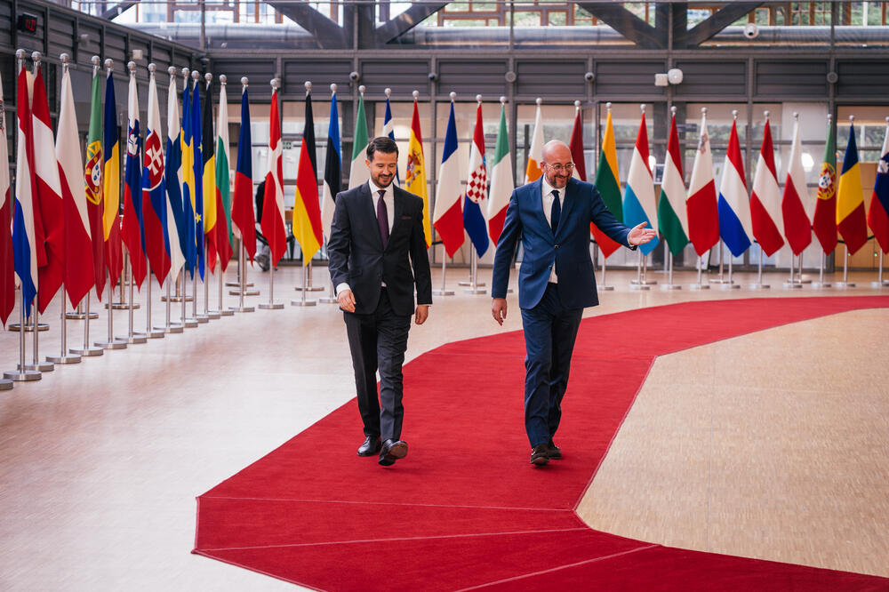 Milatović i Mišel, Foto: predsjednik.me