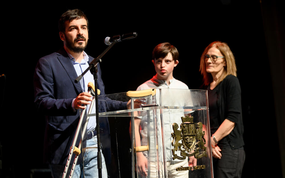 Sa ceremonije otvaranja: Jokić i Radonjić