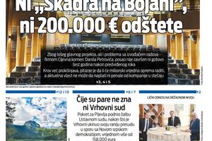 Naslovna strana "Vijesti" za 7. jul 2024.